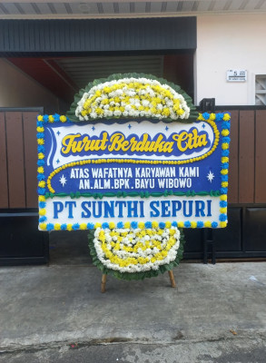 Papan Bunga Duka di Limusnunggal